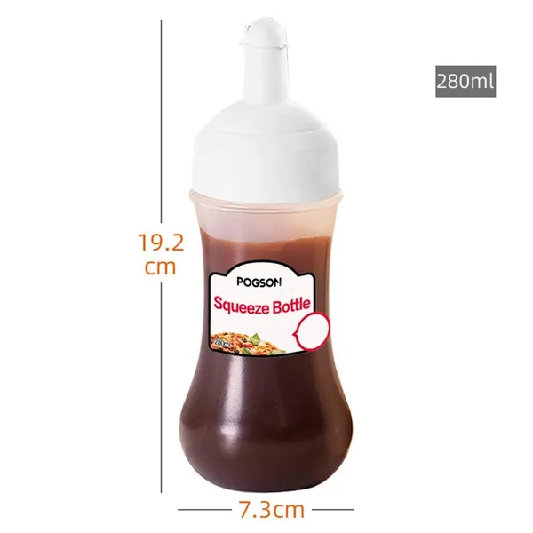 Transparent_Plastic_Porous_Squeeze_Squirt_Bottle_Flexible_Dispenser_Wide_Mouth_Container_Bottle_With_Attached_Cap_Sauce_Bottle_For_Ketchup_Oil_Salad_Dressing_Transparent_280Ml_(Pack_Of_2)