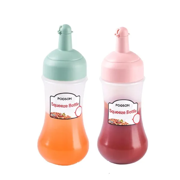 Transparent_Plastic_Porous_Squeeze_Squirt_Bottle_Flexible_Dispenser_Wide_Mouth_Container_Bottle_With_Attached_Cap_Sauce_Bottle_For_Ketchup_Oil_Salad_Dressing_Transparent_280Ml_(Pack_Of_2)