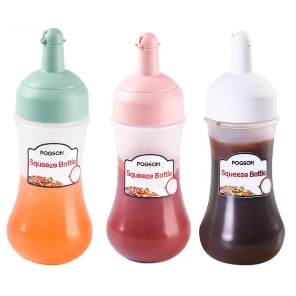 Transparent_Plastic_Porous_Squeeze_Squirt_Bottle_Flexible_Dispenser_Wide_Mouth_Container_Bottle_With_Attached_Cap_Sauce_Bottle_For_Ketchup_Oil_Salad_Dressing_Transparent_280Ml_(Pack_Of_3)