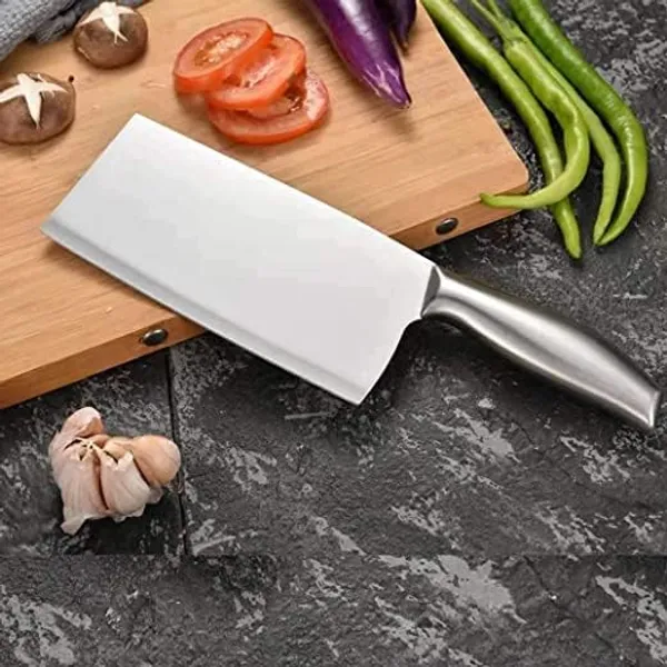 Silver_Professional_Chef'S_Knife_Sharp_Blade_Ergonomic_Non-Slip_Grip_Wood_Handle_With_Ergonomic_Non-Slip_Handle_Heavy_Duty_Chinese_Cleaver_For_Meat_Cutting_(Knife_Cc)