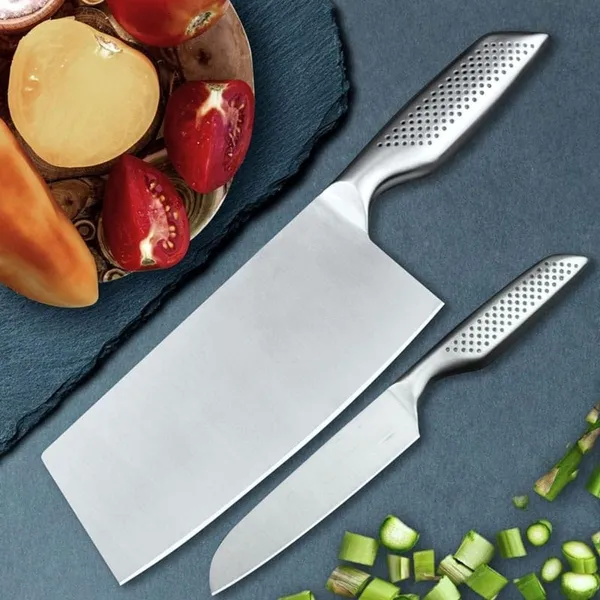 Silver_Stainless_Steel_Paring_Fruit_Knife_Utility_Knife_Japanese_Chef_Knife_Butcher_Chopper_Meat_Cleaver_Heavy_Duty_Blade_Use_For_Cutting_Meat_Vegetable_Fruit_(Small_&_Big)_Pack_Fo_2