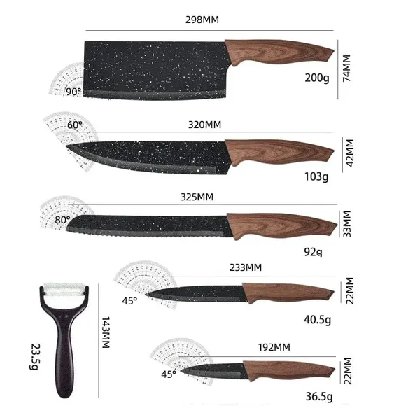 Brown_Multipurpose_Luxurious_Pp_Marble_Coated_Combo_Professional_-_Meat_Butcher_Bread_Paring_Chef_Knife_With_Peeler_Ideal_For_Kitchen_Restaurant_&_Gifting_(Knife_F_Set_Of_6)