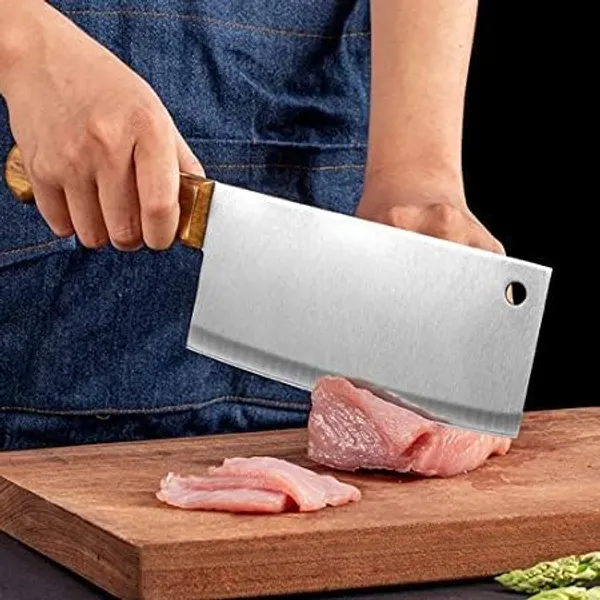 Silver_Professional_Chef'S_Knife_Sharp_Blade_Ergonomic_Non-Slip_Grip_Wood_Handle_With_Ergonomic_Non-Slip_Handle_Heavy_Duty_Chinese_Cleaver_For_Meat_Cutting_(Knife_Ic)