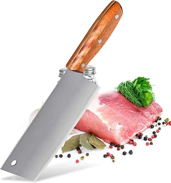 Silver_Professional_Chef'S_Knife_Sharp_Blade_Ergonomic_Non-Slip_Grip_Wood_Handle_Heavy_Blade_For_Cutting_Meat_Vegetables_Fruits_Meat_Vegetable_Slicer_Chopping_Knife_(Knife_I_Big)