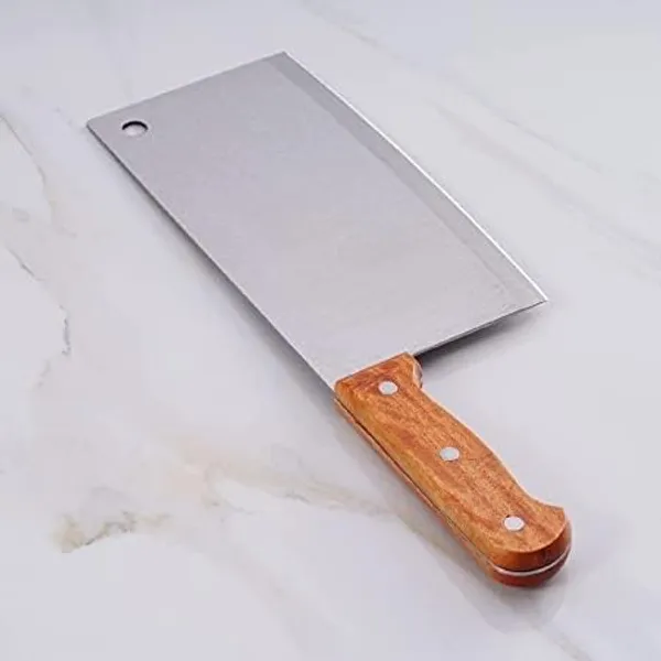 Silver_Professional_Chef'S_Knife_Sharp_Blade_Ergonomic_Non-Slip_Grip_Wood_Handle_Heavy_Blade_For_Cutting_Meat_Vegetables_Fruits_Meat_Vegetable_Slicer_Chopping_Knife_(Knife_I_Big)