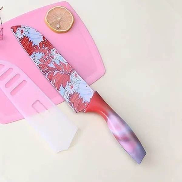 Red_Stainless_Steel_Kitchen_Knife_Set_Chef'S_Knife_Santoku_Knife_Non-Slip_Handle_With_Blade_Cover_Chef'S_Knife_Set_Premium_Stainless_Steel_Knives