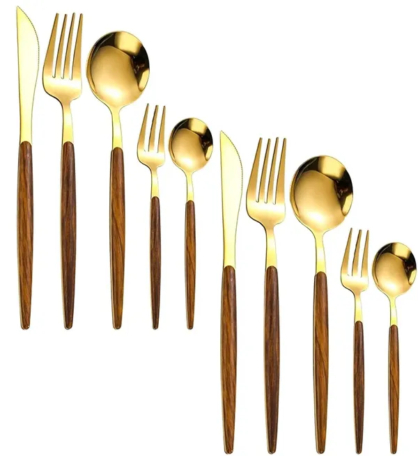 Silver_Stainless_Steel_Cutlery_Set_With_Wooden_Handles_5-Piece_Flatware_Set_Spoons_Forks_And_Knife_(_Pack_Of_10)