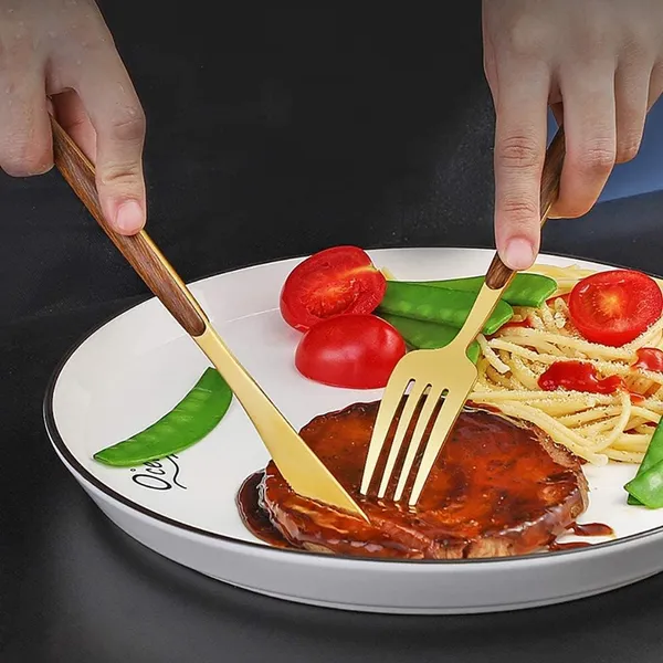 Silver_Stainless_Steel_Cutlery_Set_With_Wooden_Handles_5-Piece_Flatware_Set_Spoons_Forks_And_Knife_(_Pack_Of_10)