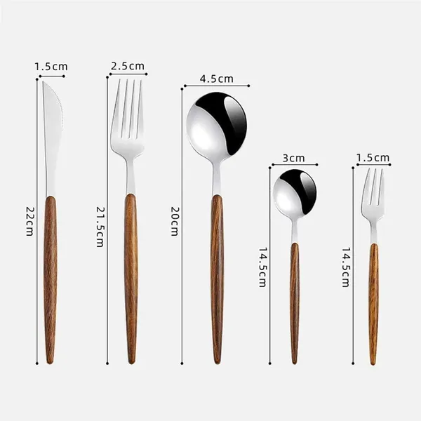 Gold_Stainless_Steel_Cutlery_Set_With_Wooden_Handles_5-Piece_Flatware_Set_Spoons_Forks_And_Knife_(_Pack_Of_5)