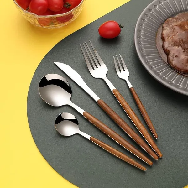 Gold_Stainless_Steel_Cutlery_Set_With_Wooden_Handles_5-Piece_Flatware_Set_Spoons_Forks_And_Knife_(_Pack_Of_5)