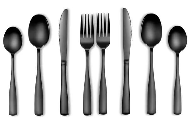 Black_Tablware_Cutlery_Spoon_Set_4-Piece_En_Ware_Set_Stainless_Steel_Satin_Finish_Flatware_Knife_Fork_Spoon_Set_Kitchen_Utensils_Eating_Spoon_Set_Mixed_Cutlry_(Pack_Of_8_)