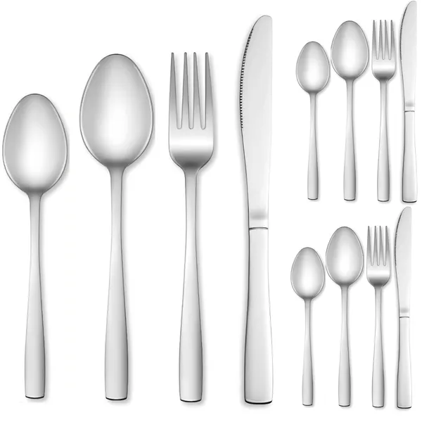 Silver_Tablware_Cutlery_Spoon_Set_4-Piece_En_Ware_Set_Stainless_Steel_Satin_Finish_Flatware_Knife_Fork_Spoon_Set_Kitchen_Utensils_Eating_Spoon_Set_Mixed_Cutlry_(Pack_Of_2)