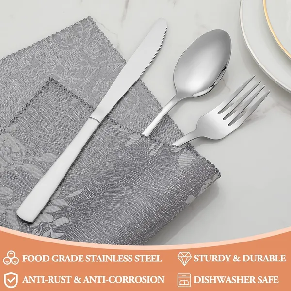 Silver_Tablware_Cutlery_Spoon_Set_4-Piece_En_Ware_Set_Stainless_Steel_Satin_Finish_Flatware_Knife_Fork_Spoon_Set_Kitchen_Utensils_Eating_Spoon_Set_Mixed_Cutlry_(Pack_Of_2)