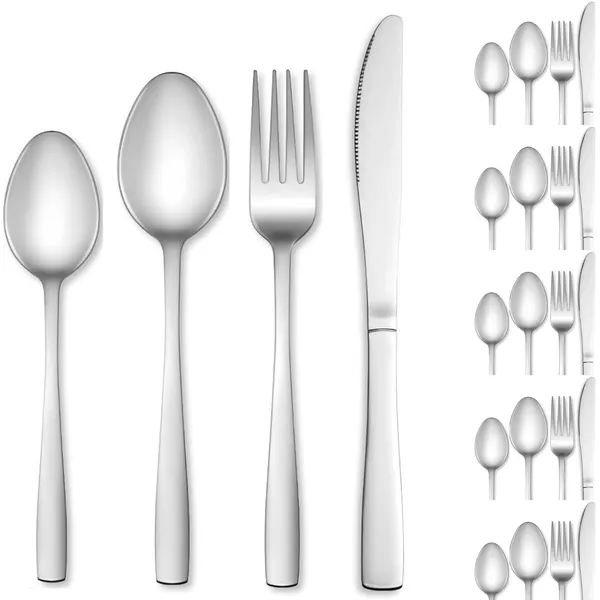 Silver_Tablware_Cutlery_Spoon_Set_4-Piece_En_Ware_Set_Stainless_Steel_Satin_Finish_Flatware_Knife_Fork_Spoon_Set_Kitchen_Utensils_Eating_Spoon_Set_Mixed_Cutlry_(_Pack_Of_24_)