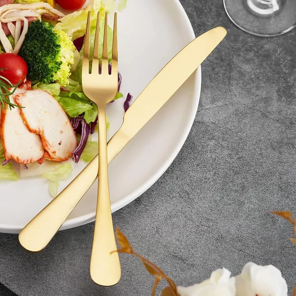 Gold_Premium_Flatware_Set_5-Piece_Metal_Finish_Cutlery_Long_Handle_Dining_Utensils_With_Spoons_Forks_Knife_(Pack_Of_5)