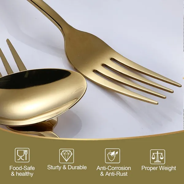 Gold_Premium_Flatware_Set_5-Piece_Metal_Finish_Cutlery_Long_Handle_Dining_Utensils_With_Spoons_Forks_Knife_(Pack_Of_5)