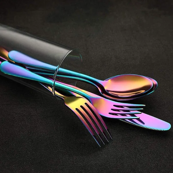 Rainbow_Premium_Flatware_Set_5-Piece_Metal_Finish_Cutlery_Long_Handle_Dining_Utensils_With_Spoons_Forks_Knife_(Pack_Of_5)