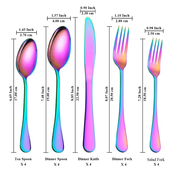 Rainbow_Premium_Flatware_Set_5-Piece_Metal_Finish_Cutlery_Long_Handle_Dining_Utensils_With_Spoons_Forks_Knife_(Pack_Of_20_)