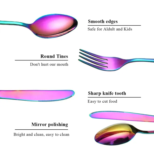 Rainbow_Premium_Flatware_Set_5-Piece_Metal_Finish_Cutlery_Long_Handle_Dining_Utensils_With_Spoons_Forks_Knife_(Pack_Of_20_)