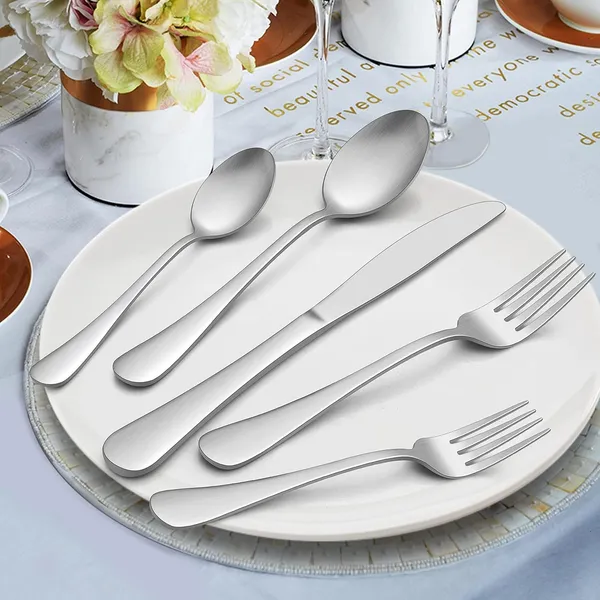 Silver_Premium_Flatware_Set_5-Piece_Metal_Finish_Cutlery_Long_Handle_Dining_Utensils_With_Spoons_Forks_Knife_(Pack_Of_20_)