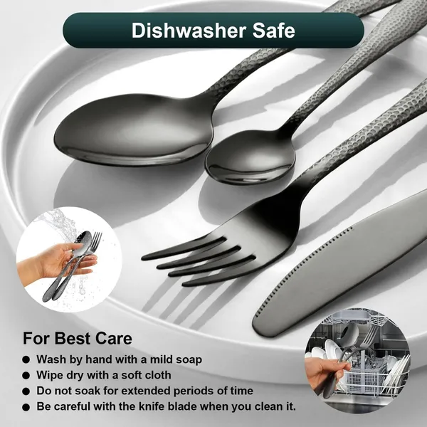 Black_5-Piece_Hamme_Matte_Flatware_Set_Premium_Stainless_Steel_Cutlery_Dishwasher_Safe_(Matte_Pack_Of_5)