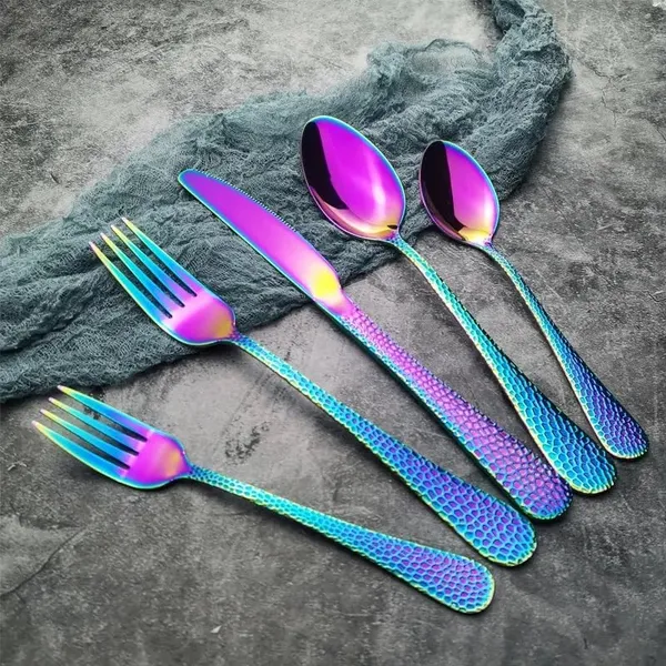 Rainbow_5-Piece_Hamme_Sterling_Flatware_Set_Premium_Stainless_Steel_Cutlery_Dishwasher_Safe_(_Pack_Of_15)