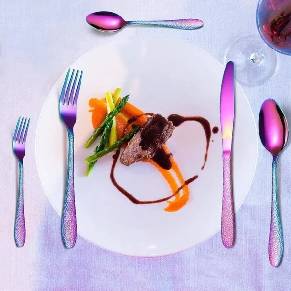 Rainbow_5-Piece_Hamme_Sterling_Flatware_Set_Premium_Stainless_Steel_Cutlery_Dishwasher_Safe_(_Pack_Of_20)