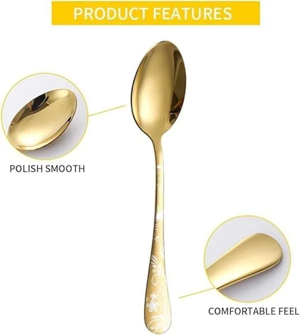 Gold_Floral_Print_Stainless_Steel_Cutlery_Set_5-Piece_Flatware_Set_With_Decorative_Handle_2_Forks_2_Spoons_1_Knives_(_Set_Of_2(10Pcs))