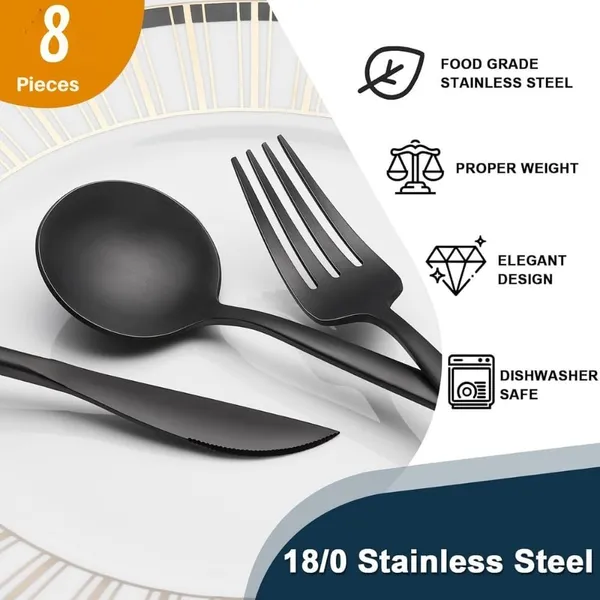 Black_24-Piece_Stainless_Steel_Flatware_Set_Cutlery_Service_For_6_Knife_Fork_Spoon_Dining_Set_(Set_Of_2(8Pcs)