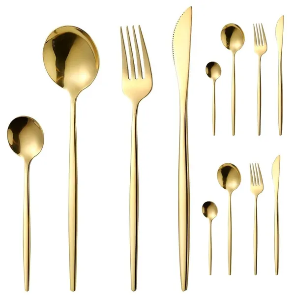 Gold_24-Piece_Stainless_Steel_Flatware_Set_Cutlery_Service_For_6_Knife_Fork_Spoon_Dining_Set_(Set_Of_3_(12Pcs)