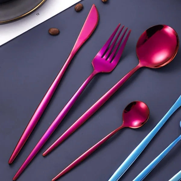 Pink_24-Piece_Stainless_Steel_Flatware_Set_Cutlery_Service_For_6_Knife_Fork_Spoon_Dining_Set_(Set_Of_3_(12Pcs)