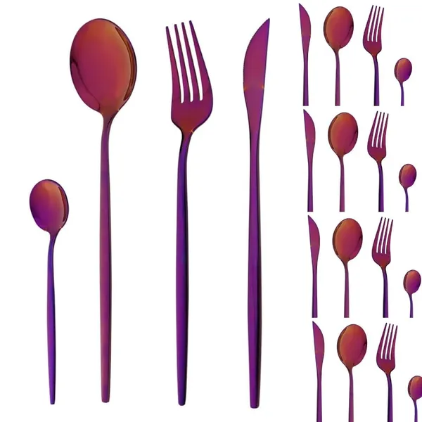 Pink_24-Piece_Stainless_Steel_Flatware_Set_Cutlery_Service_For_6_Knife_Fork_Spoon_Dining_Set_(Set_Of_5_(20Pcs)