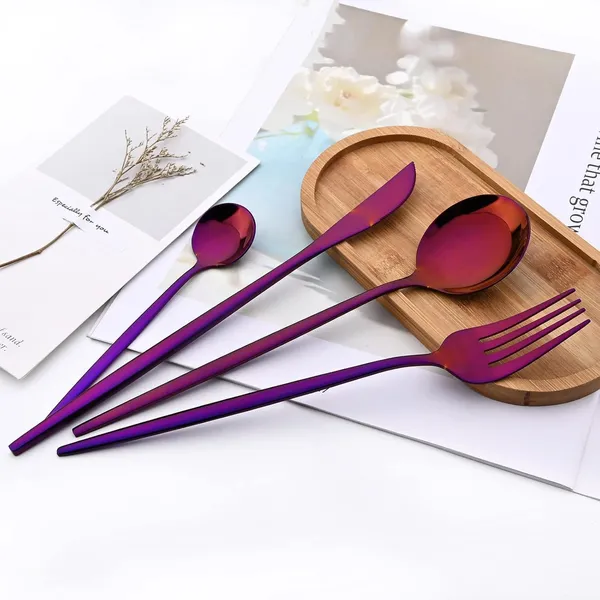 Pink_24-Piece_Stainless_Steel_Flatware_Set_Cutlery_Service_For_6_Knife_Fork_Spoon_Dining_Set_(Set_Of_5_(20Pcs)