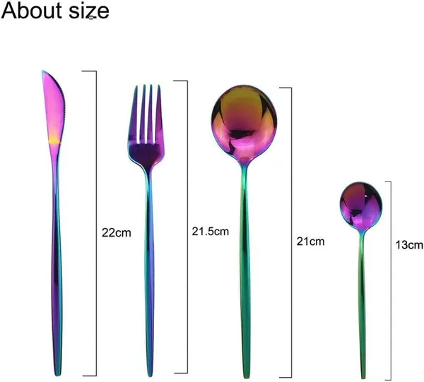 Rainbow_24-Piece_Stainless_Steel_Flatware_Set_Cutlery_Service_For_6_Knife_Fork_Spoon_Dining_Set_(Set_Of_2_(8Pcs)