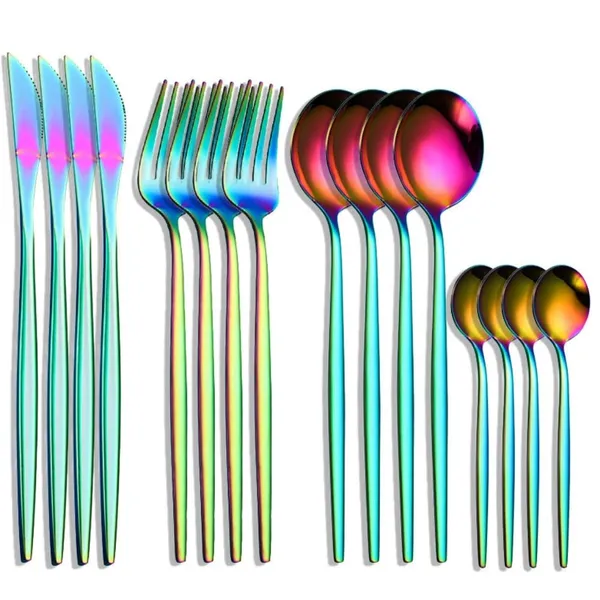 Rainbow_24-Piece_Stainless_Steel_Flatware_Set_Cutlery_Service_For_6_Knife_Fork_Spoon_Dining_Set_(_Pack_Of_16_)