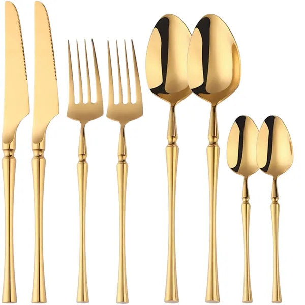 Gold_24-Piece_Stainless_Steel_Cutlery_Set_Service_For_6_Modern_Ware_With_Knife_Fork_And_Spoon_(_Set_Of_2(8Pcs))