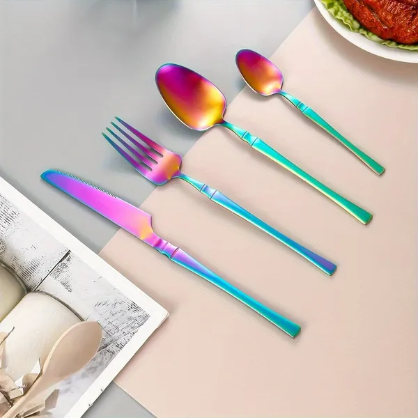 Rainbow_24-Piece_Stainless_Steel_Cutlery_Set_Service_For_6_Modern_Ware_With_Knife_Fork_And_Spoon_(_Set_Of_3(12Pcs))