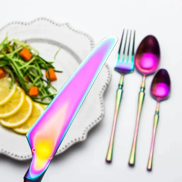Rainbow_24-Piece_Stainless_Steel_Cutlery_Set_Service_For_6_Modern_Ware_With_Knife_Fork_And_Spoon_(_Set_Of_5(20Pcs))