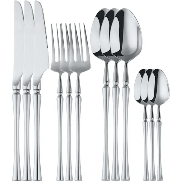 Silver_24-Piece_Stainless_Steel_Cutlery_Set_Service_For_6_Modern_Ware_With_Knife_Fork_And_Spoon_(_Set_Of_3(12Pcs))