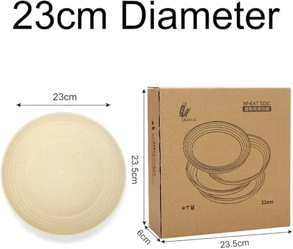 Multicolor_Wheat_Straw_Dinner_Plates_23_Cm_Round_Lightweight_Dinnerware_Set_12-Piece_Multicolour_(Set_Of_2_(8_Pcs)_25_Cm)