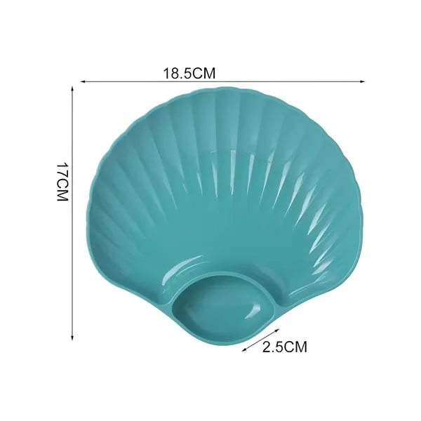 Green_Shell-Shaped_Dipping_Plates_Wheat_Straw_Material_4_Colours_Divided_Design_For_Sauces_And_Snacks_(Pack_Of_4)