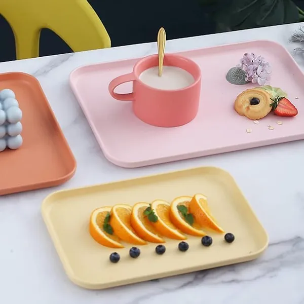 Yellow_Decorative_Rectangular_Serving_Tray_Style_Multi-Function_Food_Platter_(Set_Of_6)