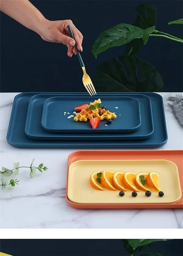 Blue_Wheat_Straw_Serving_Tray_And_Dessert_Tray_Multi-Function_Rectangular_Serving_Tray_Widely_Applied_Breakfast_Serving_Platter_Modern_Rectangle_Plate_(Pack_Of_2)