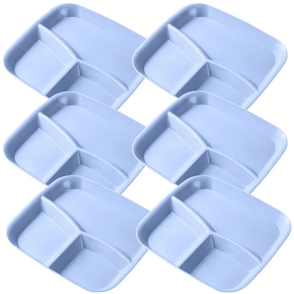 Light_Blue_Wheat_Straw_Plastic_Platters_For_Serving_Food_Veggie_Snack_Fruit_Cookies_Desserts_Appetizers_Charcuterie_Chips_Candy_Food_Dishwasher_&_Microwave_Safe_(Pack_Of_6)