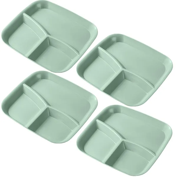 Light_Green_Wheat_Straw_Plastic_Platters_For_Serving_Food_Veggie_Snack_Fruit_Cookies_Desserts_Appetizers_Charcuterie_Chips_Candy_Food_Dishwasher_&_Microwave_Safe_(Pack_Of_4)