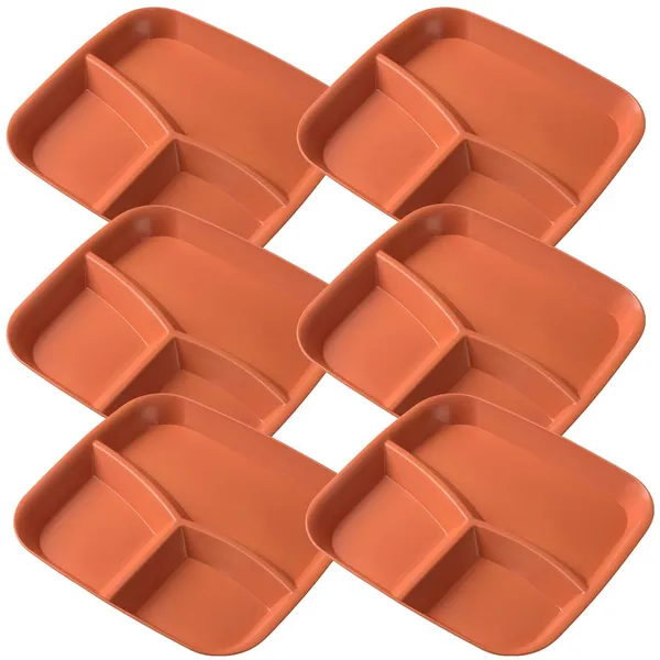 Orange_Wheat_Straw_Plastic_Platters_For_Serving_Food_Veggie_Snack_Fruit_Cookies_Desserts_Appetizers_Charcuterie_Chips_Candy_Food_Dishwasher_&_Microwave_Safe_(Pack_Of_6)