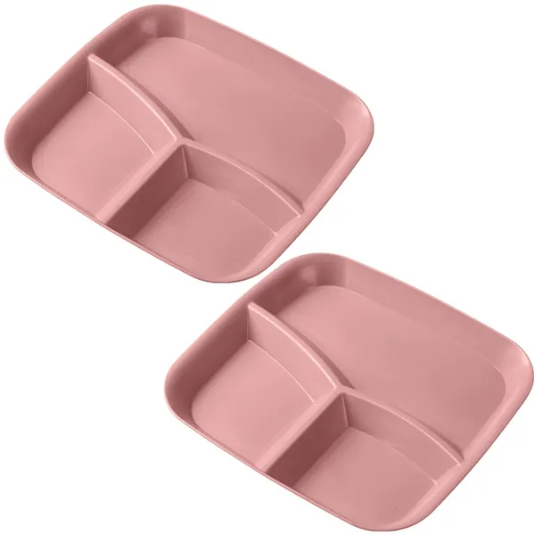 Pink_Wheat_Straw_Plastic_Platters_For_Serving_Food_Veggie_Snack_Fruit_Cookies_Desserts_Appetizers_Charcuterie_Chips_Candy_Food_Dishwasher_&_Microwave_Safe_(Pack_Of_2)