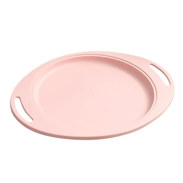 Pink_Pastel_Round_Serving_Tray_With_Ergonomic_Handles_Lightweight_&_Ideal_For_Serving_Meals_&_Beverages_Dishwasher-Safe_Non-Slip_Ideal_For_Kitchen_Dining_And_Outdoor_Use_(Pack_Of_1)