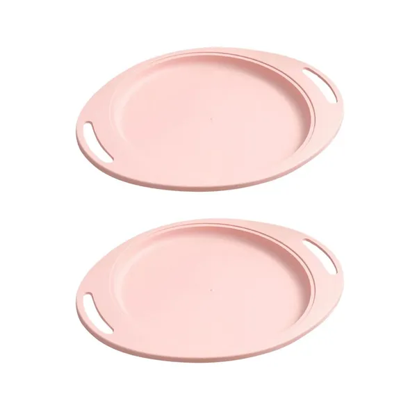 Pink_Pastel_Round_Serving_Tray_With_Ergonomic_Handles_Lightweight_&_Ideal_For_Serving_Meals_&_Beverages_Dishwasher-Safe_Non-Slip_Ideal_For_Kitchen_Dining_And_Outdoor_Use_(Pack_Of_2)
