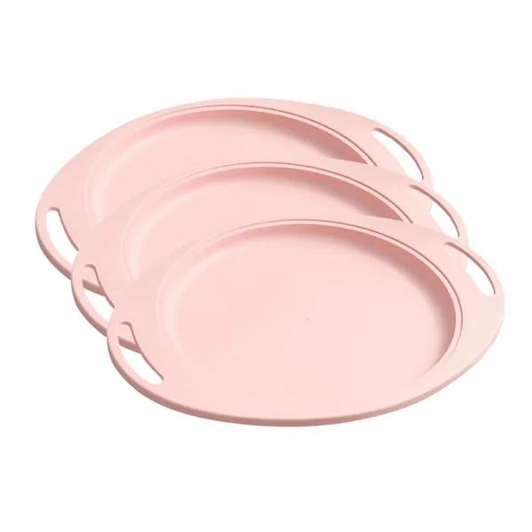Pink_Pastel_Round_Serving_Tray_With_Ergonomic_Handles_Lightweight_&_Ideal_For_Serving_Meals_&_Beverages_Dishwasher-Safe_Non-Slip_Ideal_For_Kitchen_Dining_And_Outdoor_Use_(Pack_Of_3)